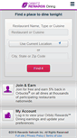 Mobile Screenshot of orbitzrewardsdining.com